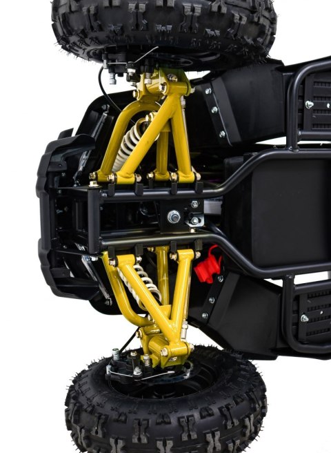 Quad HIPERFECT na akumulator Żółty 35km/h + Silnik bezszczotkowy 1000W + Koła pompowane + Regulacja siedzenia Quad HIPERFECT na akumulator Żółty 35km/h + Silnik bezszczotkowy 1000W + Koła pompowane + Regulacja siedzenia