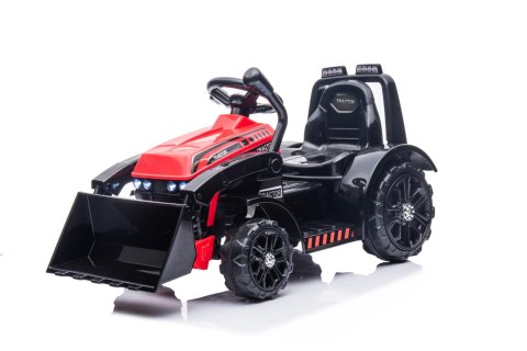 Traktor Spychacz G320 dla najmłodszych dzieci Czerwony + Ruchoma łyżka + Melodie + Klakson + Światła LED Traktor Spychacz G320 dla najmłodszych dzieci Czerwony + Ruchoma łyżka + Melodie + Klakson + Światła LED
