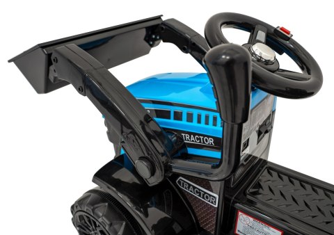 Traktor Spychacz G320 dla najmłodszych dzieci Niebieski + Ruchoma łyżka + Melodie + Klakson + Światła LED Traktor Spychacz G320 dla najmłodszych dzieci Niebieski + Ruchoma łyżka + Melodie + Klakson + Światła LED