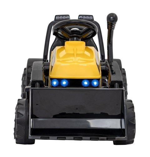 Traktor Spychacz G320 dla najmłodszych dzieci Żółty + Ruchoma łyżka + Melodie + Klakson + Światła LED Traktor Spychacz G320 dla najmłodszych dzieci Żółty + Ruchoma łyżka + Melodie + Klakson + Światła LED