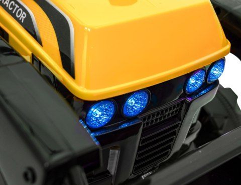 Traktor Spychacz G320 dla najmłodszych dzieci Żółty + Ruchoma łyżka + Melodie + Klakson + Światła LED Traktor Spychacz G320 dla najmłodszych dzieci Żółty + Ruchoma łyżka + Melodie + Klakson + Światła LED