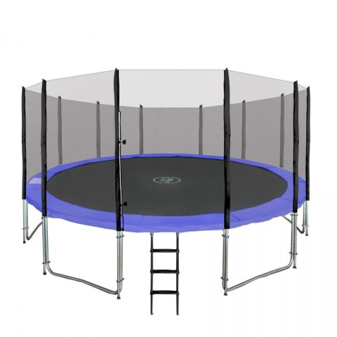 Trampolina ogrodowa SkyRamiz 487cm 16FT dla dzieci Niebieski + Akcesoria Trampolina ogrodowa SkyRamiz 487cm 16FT dla dzieci Niebieski + Akcesoria