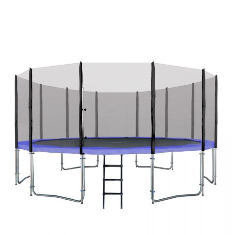 Trampolina ogrodowa SkyRamiz 487cm 16FT dla dzieci Niebieski + Akcesoria Trampolina ogrodowa SkyRamiz 487cm 16FT dla dzieci Niebieski + Akcesoria