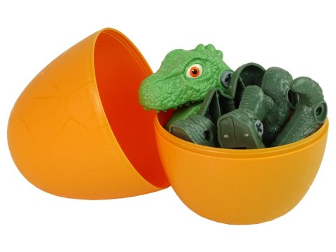 Zestaw Dinozaur Tyranozaur Rex z Jajkiem DIY Śrubokręt Zielony Zestaw Dinozaur Tyranozaur Rex z Jajkiem DIY Śrubokręt Zielony