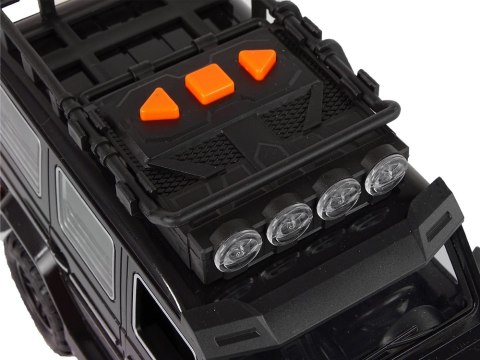 Czarne Auto Terenowe Napęd Frykcyjny Dźwięki Czarne Auto Terenowe Napęd Frykcyjny Dźwięki